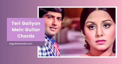 teri galiyon mein guitar chords