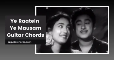 ye raatein ye mausam chords