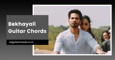 bekhayali chords