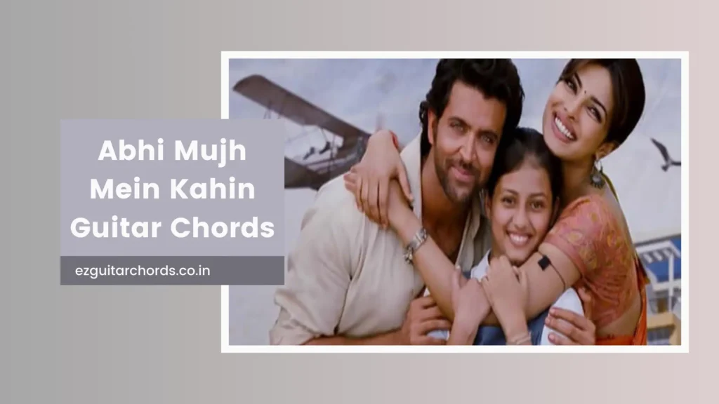 abhi mujh mein kahin chords