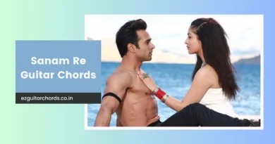 sanam re chords
