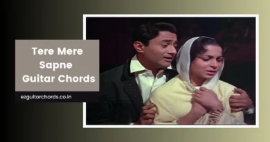 tere mere sapne chords